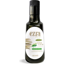 Ezra Olive Oil Soğuk Sıkım Naturel Erken Hasat 250 ml Biberiyeli Zeytinyağı 2022 Hasadı