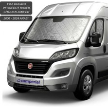 Camperial Motokaravan Karavan Ön ve Yan Camlar Için Isı Yalıtım Güneşlik  Fiat Ducato | Peugeot Boxer | Citroen Jumper