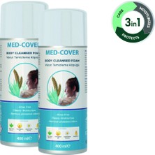 Med-Cover Vücut Temizleme Köpüğü Aerosol 400 ml x 2 Adet