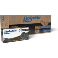 Dolphin Çok Amaçlı Siyah Nitril Eldiven (Xl) 20PK x 100LÜ Paket