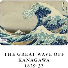 Berry Store Mount Series I - A6, Hokusai 4'lü Defter Seti I, Çizgisiz, Toplam 192 Sayfa, Her Biri 48 Sayfa, Tel Dikiş, Esnek Kapak, Oval Kenar, Tuval Doku, 60 Gram, Sarı Krem Renk