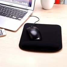 Berry Store Bilek Destekli Mouse Pad Ergonomik Kaymaz Taban Mouse Pad, Bilek Koruyucu Tasarım Siyah
