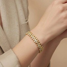 Stil Incisi/xupıng Jewelry Damla Zirkon Taşlı Bileklik