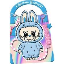 Berry Store Mavi Labubu - Çıkartma Hediyeli Boyama Kitabı