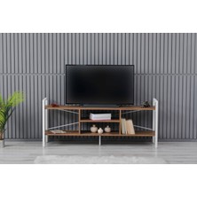 Arpelia Tv Sehpası 160X35X65 cm (Beyaz - Richmond)