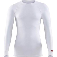 Blackspade Uzun Kol Thermal 9259 Beyaz Unisex Üst, Polyester Malzeme ile Soğuktan Koruma Sağlar