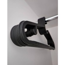 Nisar Store Askı Dolap Içi Elbise Askısı,pantolon,gömlek,ceket,etek Askısı,gardrop Için Slim Plastik Askı (20 Adet)