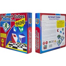 Bigibu Q-boxx Cubes Qbitz Görsel Akıl ve Zeka Küpleri (YENİLENDİ) Q-bitz Q-smart Q Smart Küp Oyunu