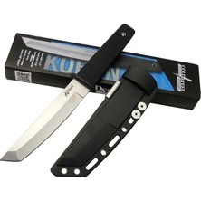 Rivera Tech Rvrthc Cold Steel Aus 8A Kobun Tanto Outdoor / Av Bıçağı 25CM - Kılıflı, Kutulu, Siyah Plasti