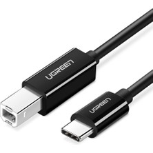 Nisar Store USB Type-C To USB B Yazıcı Kablosu 2 Metre Siyah