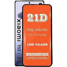 Berry Store Mi 11T ile Uyumlu Tam Kaplayan 21D Temperli Ekran Koruyucu Cam