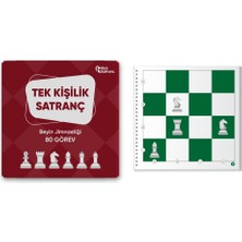 Yeni Satranç Tek Kişilik Satranç Oyunu 80 Görevli Beyin Jimnastiği Seti