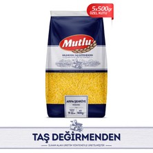 Mutlu Makarna Mutlu Arpa Şehriye 500 gr X5 Geleneksel Taş Değirmenden Aromasız Ürün Türkiye Menşeli