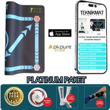 Teknik Mat PLATINUM Pro 120 Futbol Eğitim Videosu Ömür Boyu - Futbol Topu- Futbol Matı ve Kaydırmaz Çorap Dahil