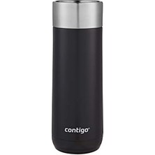 Berry Store Luxe Autoseal Termos Bardak 470 ml Siyah