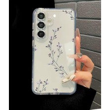 Berry Store Galaxy S25 Plus ile Uyumlu SFF01 Şeffaf Tasarımlı Kılıf - Ince, Hafif ve Dayanıklı Koruma, Kamera ve Tuşlarla Tam Uyumlu Şeffaf Telefon Kapağı (Lapantia)