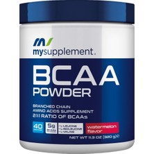 MySupplement Amino Asit Bcaa Powder Karpuz Aromalı Bcaa - 320GR - 40 Servis Branched Chaın Amıno Acid