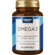 Bigjoy Vitamins Balık Yağı Omega 3 1000 Mg 60 Yumuşak Kapsül