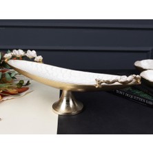 sembol Florındo Altın Sedefli Sunumluk/gondol 52X12X17CM