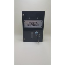 Hediyelikevi Küçük Boy Pleksi Posta Kutusu 15cmx6cmx22cm Manuel Kilitli