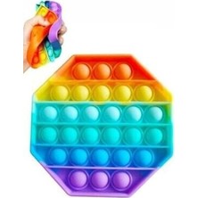 Berry Store Bambapaw Atıcı Rahatlatıcı Duyusal Oyuncak Gökkuşağı Sekizgen