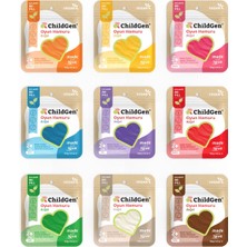 ChildGen Doğal Oyun Hamuru - 9’lu 9X125 gr Vakumlu Kartuş Paket - (Ecopack-Refill)