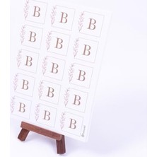 Berry Store Düğün, Nikah Alfabe Harf Seti, B Harfi, 3,5 cm 30 Adet