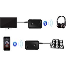 Nisar Store 2 In 1 Bluetooth 4.2 Kablosuz Verici Alıcı Ses Müzik Aktarım Adaptörü | YPF03