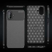 Nisar Store Galaxy A07 ile Uyumlu Silikon Kılıf Tpu Negro Silikon Ultra Slim Fit Kılıf Ile Uyumlu Karbon Delux Kılıf Siyah