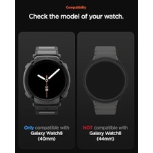 Nisar Store Galaxy 8 (40MM) ile Uyumlu Kılıf & Kordon Kayış Rugged Armor Pro - ACS10005