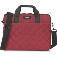 Berry Store Mack Iksy MCC-902 Laptop Çantası, Erkekler ve Kadınlar Için Profesyonel Bilgisayar Çantası, 13,3 Inç - 14.1 Inç Notebook Çantası, Evrak Çantası, Kırmızı