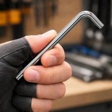 Nisar Store 9 Parça Alyan Anahtar Seti, 180 Mm, Krom Vanadyum Çelik, L Tipi Sap, T10-T50'YE Kadar, Ergonomik Tutuş, Korozyona Dayanıklı, Otomotiv, Makine, Endistriyel Vida, Ekipman Uyumlu (Torx Uçlu)