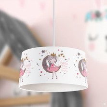 Berry Store Ay Kızı Beyaz Çocuk Sarkıt Avize