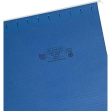 Nisar Store Renkli Askılı Klasör, 1/5 Kat Ayarlanabilir Sürücü, Mektup Boyutu, Deniz Mavisi, Kutu Başına 25 Adet (64057)