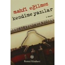 Mahfi Eğilmez Kendime Yazılar - Remzi Kitabevi Normal Boy Cilt Durumu 2. Basım