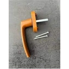 Nisar Store Pvc Pencere ve Kapı Kolu Altınmeşe (Açık Kahve) 2 Adet