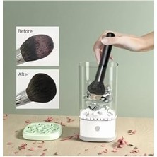 Berry Store Yeni Nesil 5V Type-C Kablolu Makyaj Fırçası Temizleme Makinesi Allık Pudra Fondöten Temizleme Cihazı