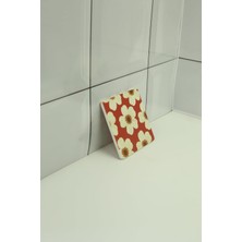 Nisar Store Reklam Çiçekli Bardak Altlığı