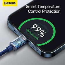 Berry Store Crystal 20W Type-C To Lightning Kablo 120 cm Mavi