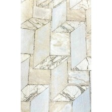 Sultan Dekorasyon Ithal 16M2 Duvar Kağıdı 3boyutlu Yeni Taş Desen Simli Silinebilir