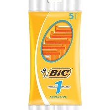 Bic 1 Sensıtıve 5'li Poşet Tıraş Bıçağı Hassas Cilt Dostu Ergonomik Tasarım ile Kullanım