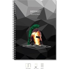 Nisar Store A4 Defter Kareli 200 Syf Kask Polygonal