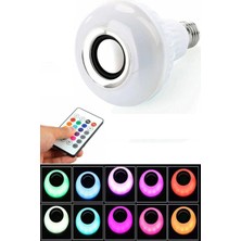 Nisar Store Bluetooth Rgb Hoparlörlü Wifi Akıllı Ampul-Telefon Kontrol 1250