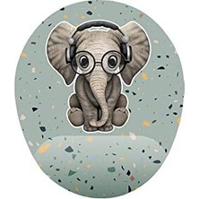 Nisar Store Minik Sevimli Fil Bilek Destekli Mouse Pad