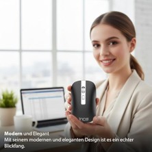 Nisar Store IWM-531RA Bluetooth & Rechargeable Special Metallic Silent Mouse