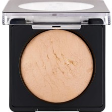 Nisar Store Yoğun Pigmentli Fırınlanmış Mat Pudra Baked Powder 021 Beige With Gold