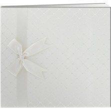 NY Home 20 cm x 8 Inç Postbound Kumaş Kapak Hafıza Defteri, Fildişi