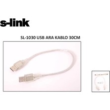 Nisar Store SL-1030 Usb2.0 30CM Am To Am Kablosu