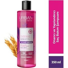 Nisar Store Intense Keratin Yoğun Hasar Onarıcı Saç Bakım Şampuanı, 350 Mililitre, Vegan