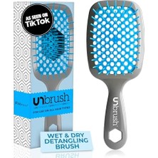 Nisar Store Fhı Heat Unbrush Islak ve Kuru Havalandırmalı Saç Fırçası, Açık Mavi/gri